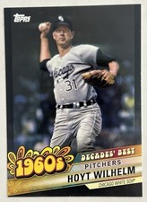 2020 Topps - Decades Best Series 2 Pitchers Hoyt Wilhelm #DB-17 Black 87/299 B9