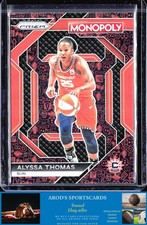 2024 Prizm Monopoly *Alyssa Thomas **Card #WNBA10** All-Star Red Classic Icons