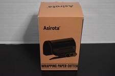 Asirota Wrapping Paper Cutter With 3 Replaceable Blades Slider for Gift Wrap NEW