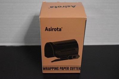 Asirota Wrapping Paper Cutter With 3 Replaceable Blades Slider for Gift Wrap NEW