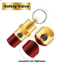 1/4" NPT Messing-&Uuml;berdruckventil f&uuml;r Luftkompressor &ndash; 125 PSI /150PSI /200PSI