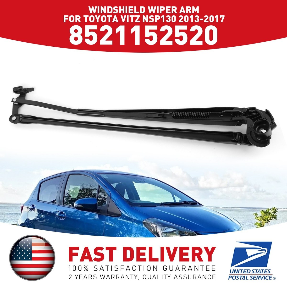 85211-52520 8521152520 For 13-17 Toyota Vitz NSP130 RHD Front 