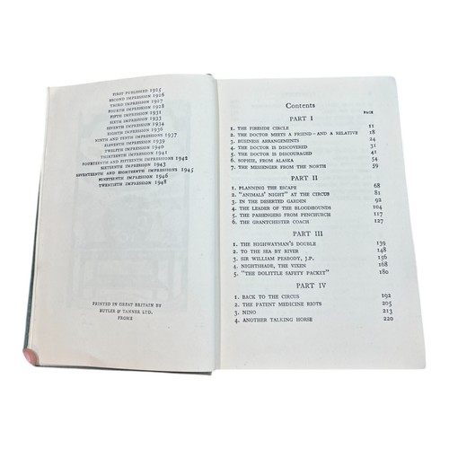 DOCTOR DOLITTLE'S CIRCUS Told and Illustrated by Hugh Lofting Copyright 1948 - Picture 10 of 12