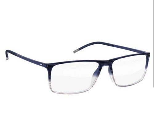 Silhouette Eyeglasses SPX Illusion 2892 6053 Blue Brille Frames Size 54-14-140 - Picture 2 of 2