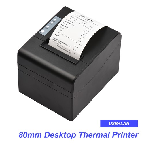 80mm USB & LAN Thermal Receipt Printer Kit Auto Cutter ESC/POS Print Machine AU - Picture 5 of 12