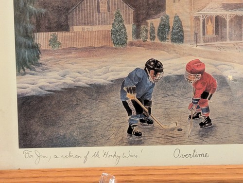 Canadian Framed Print "Overtime" by John Newby. Signed /Professionally Framed - Picture 8 of 11