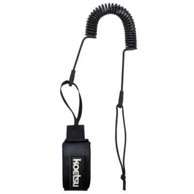 MARKENLOS SUP Leash Sicherheitsleine Fangleine Stand Up Paddel Board Coiled 2025 NEU