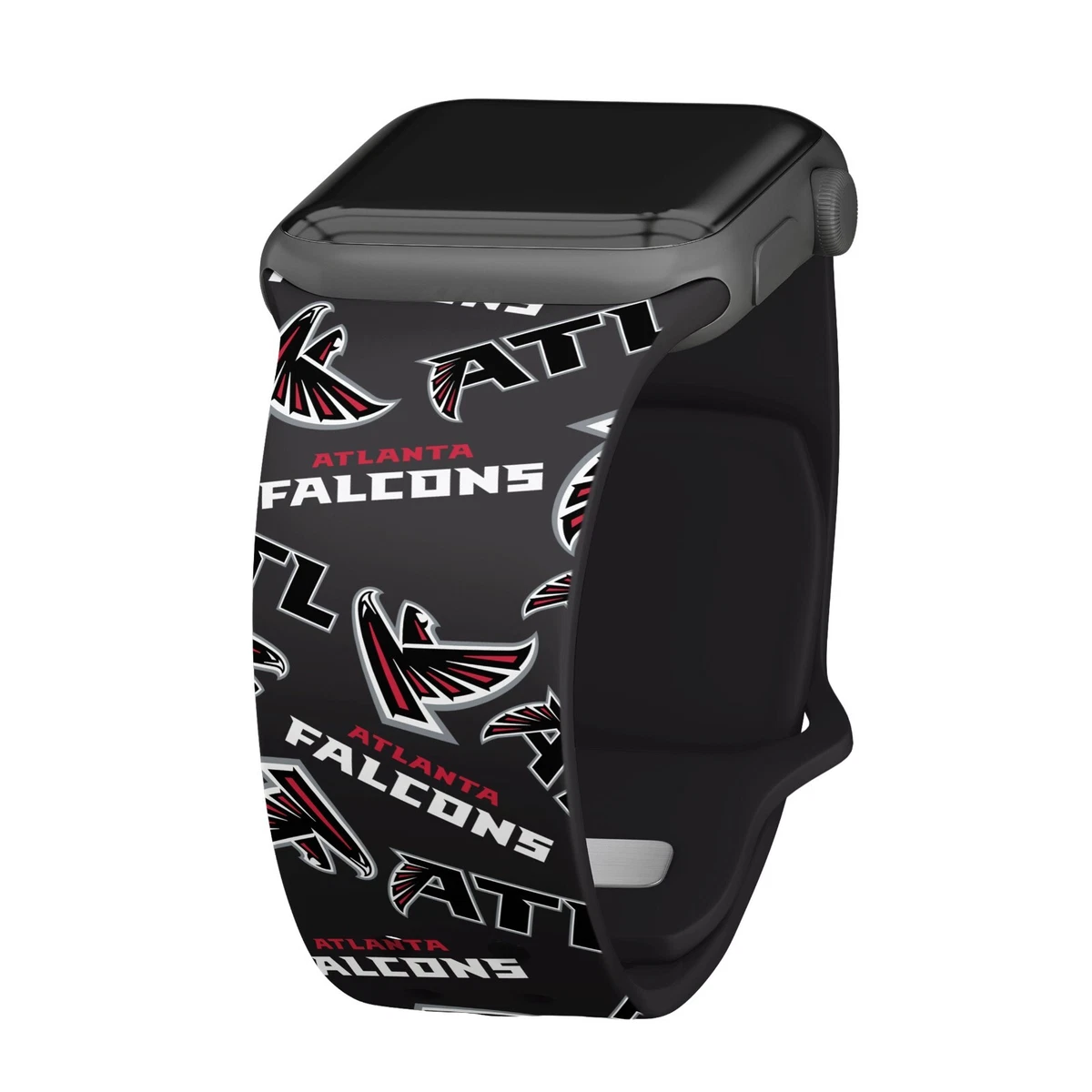 Game Time Atlanta Falcons HD Watch Band Compatible with Apple