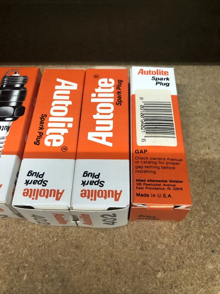 (4) NUEVAS BUJÍAS RESISTENCIA AUTOLITE 402 PARA 67-78 ALFA ROMEO PORSCHE RENAULT Foto 2 de 2