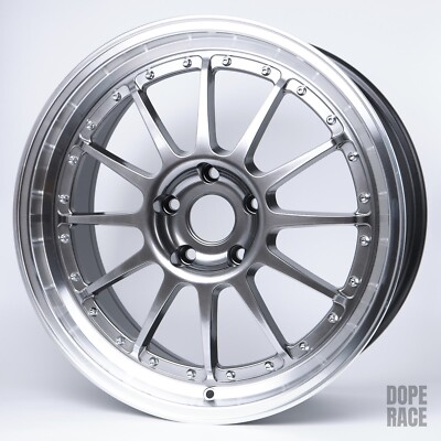 1PC, LINEA CORSE Wheels LC808-F 19 - 19X8.5, 40mm, 5X120, 72.6 Hub, RL HYP BLACK