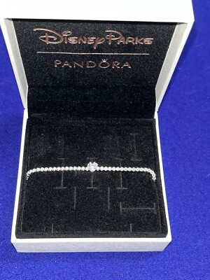PANDORA　ディズニー925ブレスレット PANDORA 925 Disney Minnie Mouse CZ Tennis Bracelet NEW PICK 1 M OR
