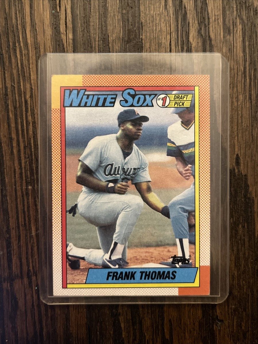 MULTIPLE ERROR MISPRINT 1990 Topps #414 Frank Thomas Rookie