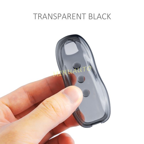 Transparent Black Key Chain Cover Case For Porsche Cayenne Panamera Macan Cayman - Picture 5 of 8