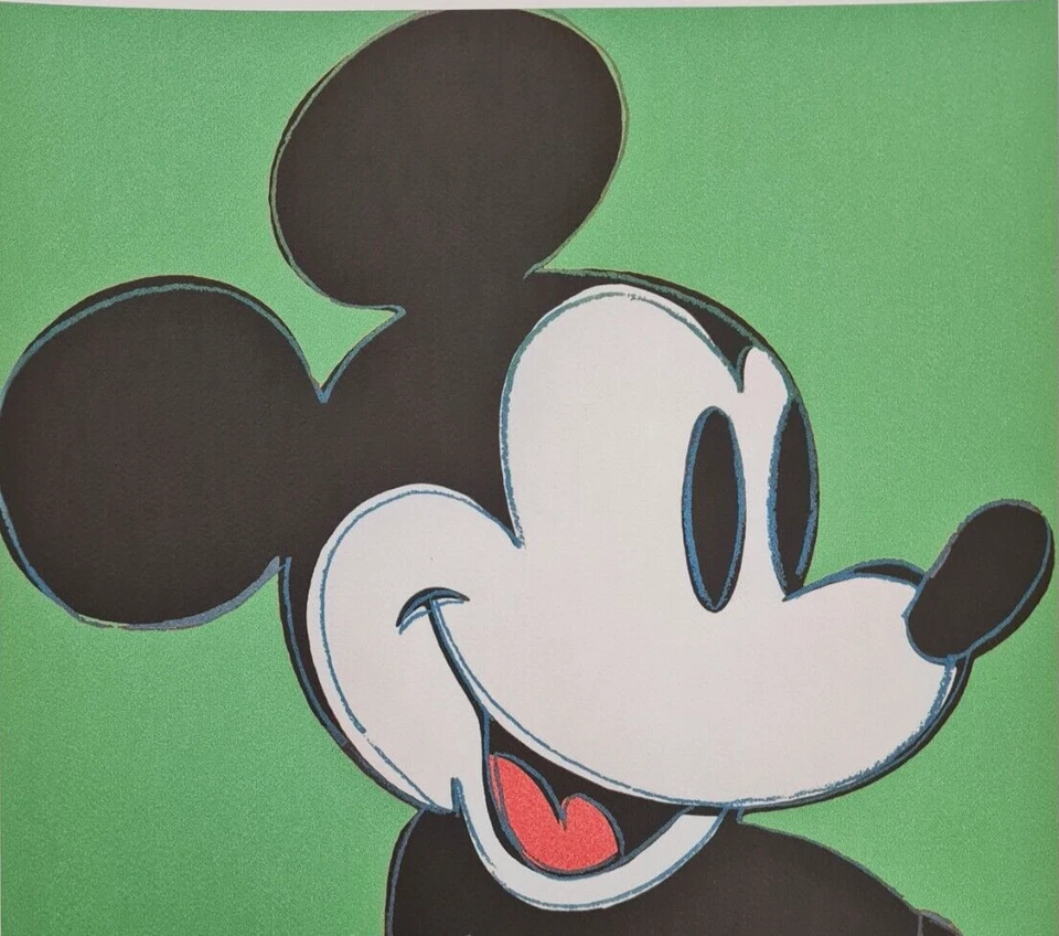 ANDY WARHOL * Mickey Mouse * signed lithograph * Kunstdruck * limited # xx/125 - Bild 3 von 4