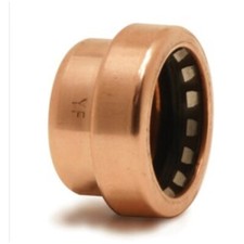 Sprint Push Fit 15mm Stop End - Copper Push Fit - 75591