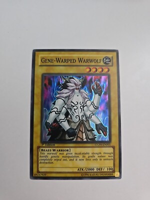 Gene-Warped Warwolf STON-EN001 Strike of Neos 1st Edition Super Rare (NM)