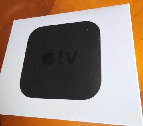 Nur leere Box Apple TV 5. Gen 4K HDR 32GB schwarz MQD22LL/A & Stecker - Bild 1 von 5