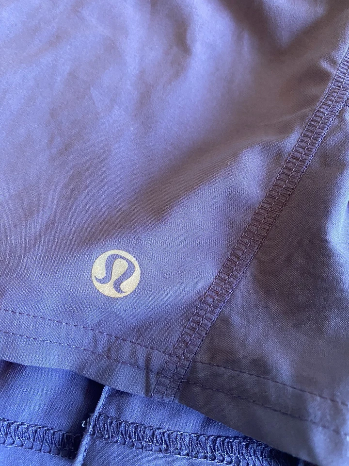 Lululemon Run Speed Skirt Royalty Purple  Size 10 - Imagem 4 de 4