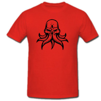  Cthulu T Shirt Tee  Dagon Vintage Lovecraft Raglan Octopus shirt