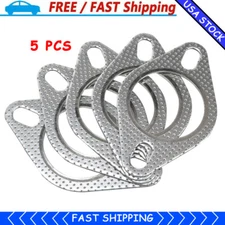 5* Car 2 Bolt High Temp Exhaust Gasket Flange 2.5" cylinder head gasket Aluminum