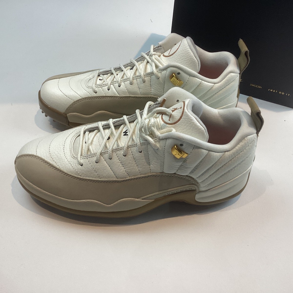 【NIKE】Jordan 12 Retro Low Golf★ジョーダン 12 レトロ ロー Nike Jordan Retro 12 XII Low Golf Shoes Sail Driftwood