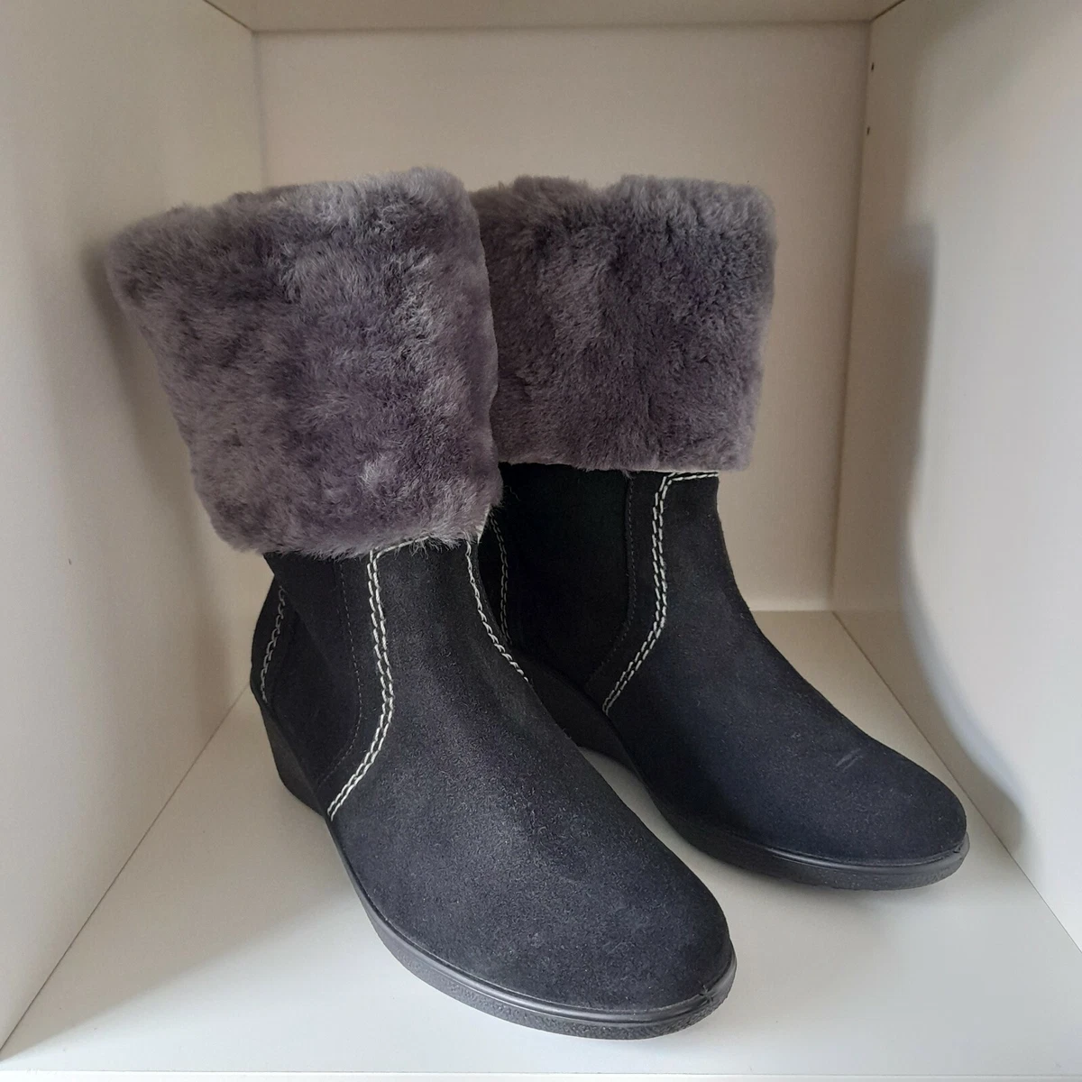 Hotter sheepskin best sale boots