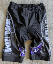 PEARL IZUMI Elite Series Tri Triathlon Cycling Shorts Womens XS Black Purple