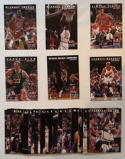LOT OF (33) DIFFERENT 1992 SKYBOX USA BASKETBALL, JORDAN, MAGIC BIRD, HOF 081125