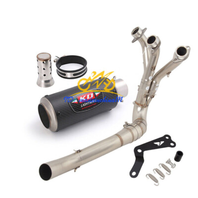 Header Exhaust Pipe Connect Mufflers For Yamaha MT09 FZ09 XSR900 Complete System