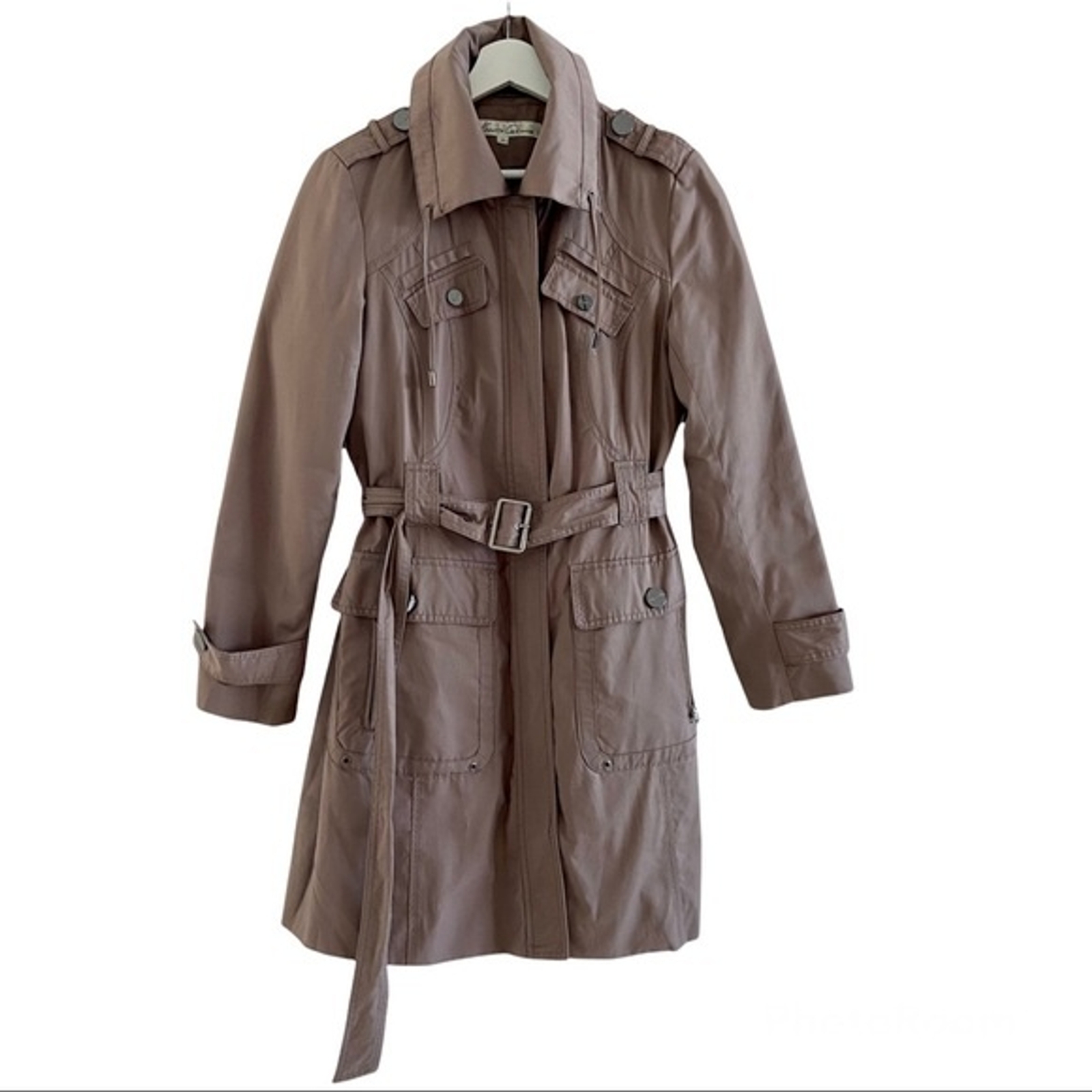 Cole Trench Coat Removable Quilted Lining Tan… Gem