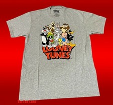 New Looney Tunes Cast Bugs Taz Daffy Tune Squad Classic Mens T-Shirt