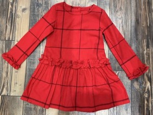 NWT Gymboree Holiday Classics 12-18 Months Red /& Black Plaid Shirt