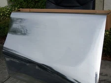 DIY ONE WAY MIRROR FILM REFLECTIVE SILVER 10% WINDOW TINT 12"X1'/RL PRO GRADE