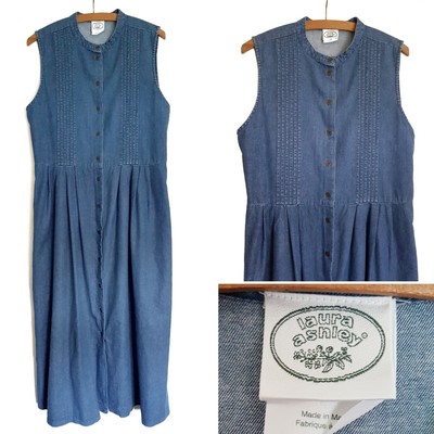 laura ashley denim dress