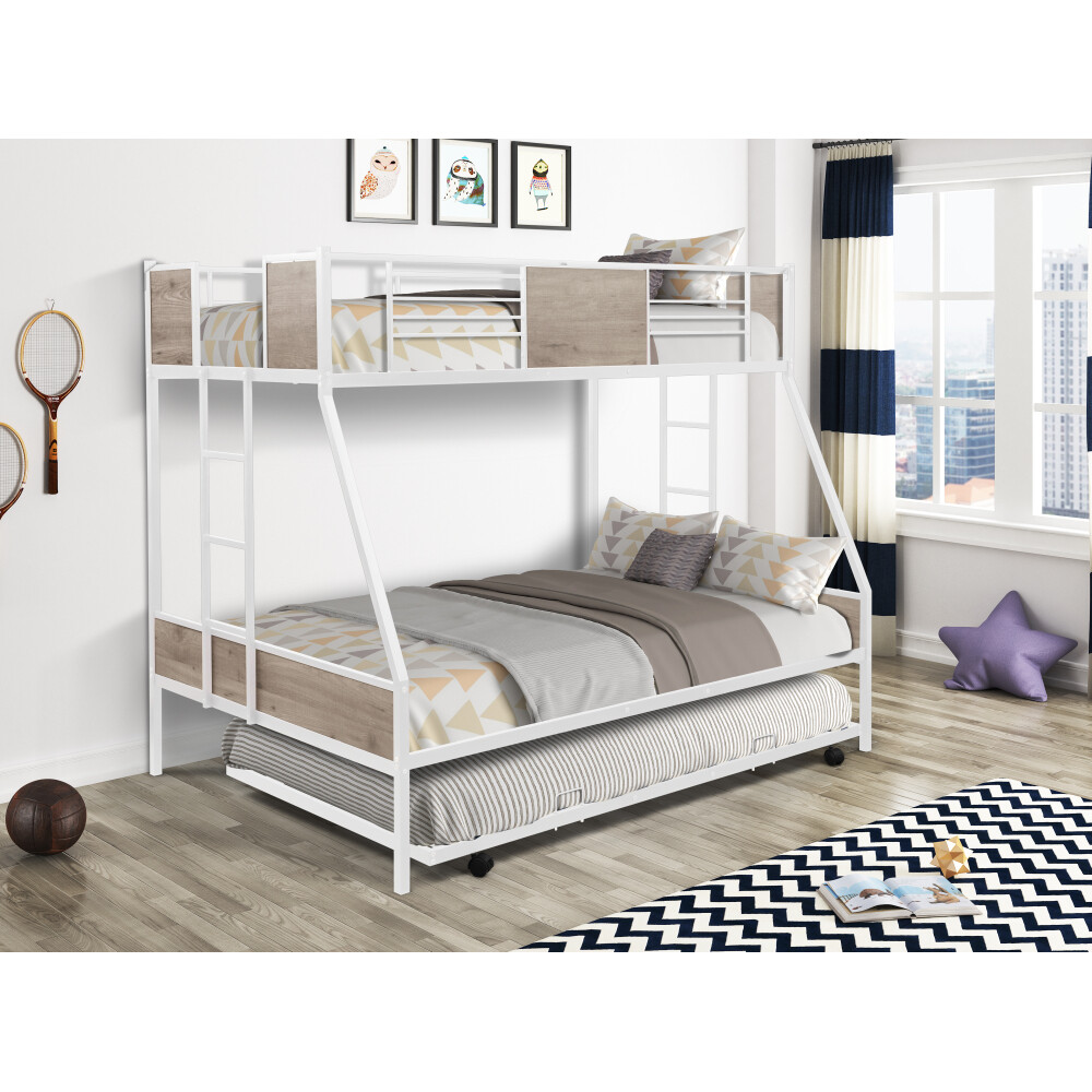 Twin Over Full Metal Bunk Bed Frame For Sale Online Ebay