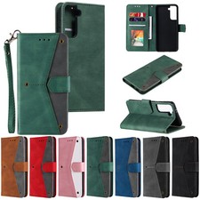For Samsung S22 S21 FE A13 A53 A73 A52 A32 5G A72 Shockproof Leather Wallet Case