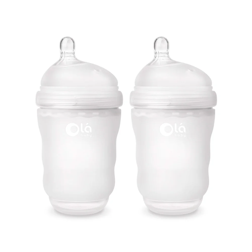 Gentlebottle, Silicone Baby Bottle - 8Oz, Frost 2-Pack - Picture 9 of 12