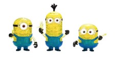 Crystal 3D Puzzle Minions Kevin, Stuart, Bob, Banana 97 Pieces BEVERLY New 50230