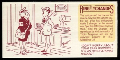 Tabakkarte, Wills, RING THE CHANGES, Spot The Difference, 1985, #20