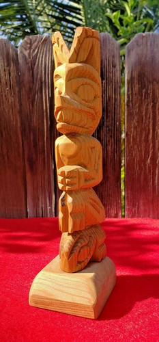 CHESLEY WILLIAMS - NWC TOTEM POLE - 9.25" - VERY RARE Example by Master Carver - Picture 4 of 8