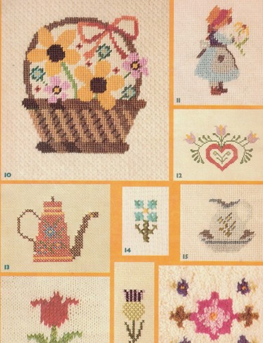 Charted Needlework Designs 100 Cross Stitch Patterns By Leisure Arts - Picture 3 of 3