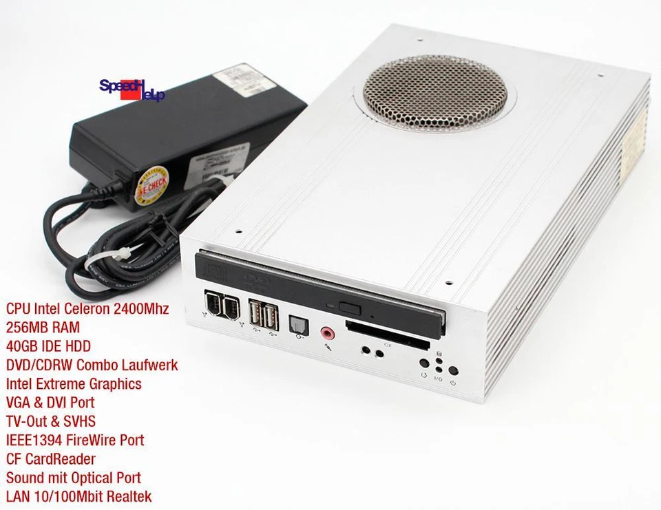 Micro Mini Computer Celeron 2400MHZ 40GB Dvd-Rom Cdrw Windows 98 Dos Old Games - Immagine 2 di 4