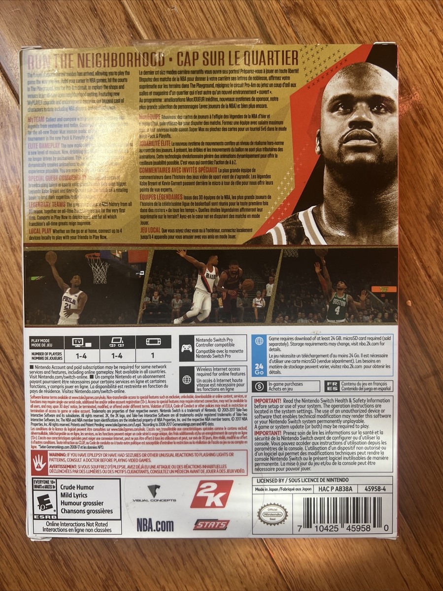 Nintendo Switch NBA 2K18 LEGEND EDITION GOLD NBA 2K18 [ Legend Edition GOLD Box Set ] (Nintendo Switch
