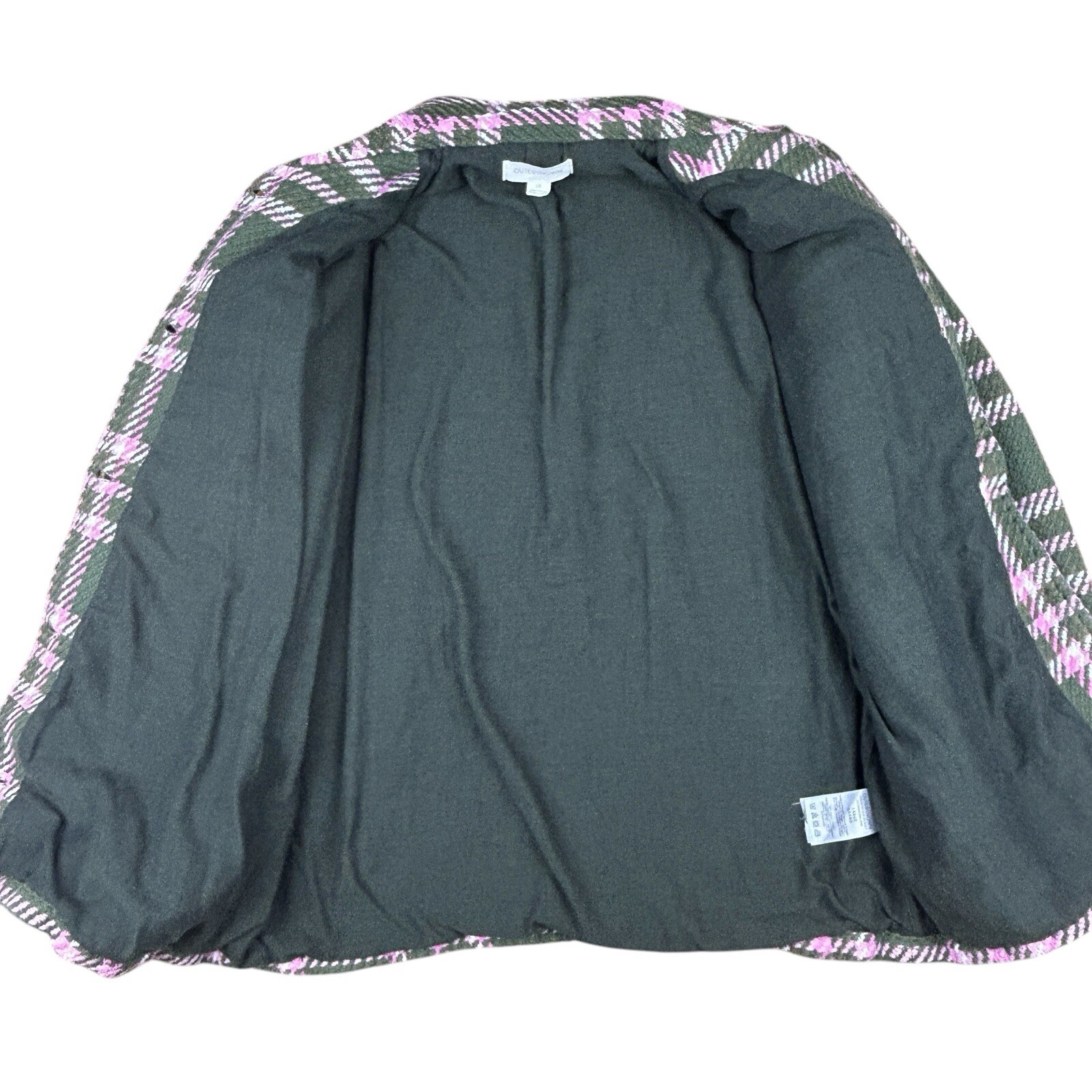 Outerknown Cloud Weave Plaid Shacket Button Up Ol… - image 3