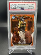 Ethan Salas 2023 Bowman Sapphire Image Variation /75 PSA 10