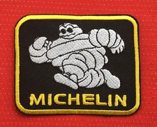 MICHELIN MAN tyre tyres motor racing F1 sports car bike BADGE IRON SEW ON PATCH