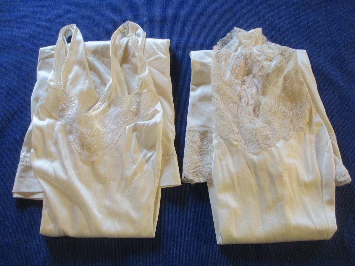NUISETTE N°1 COMBINAISON fond de robe chemise à bretelles dentelle Lot