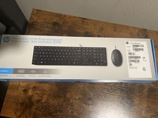 HP Wired Desktop 320MK Mouse and Keyboard - Black 9SR36UT ABA