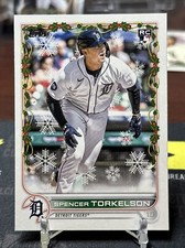 2022 Topps Holiday Baseball Spencer Torkelson Base Rookie Card #HW200 TIGERS