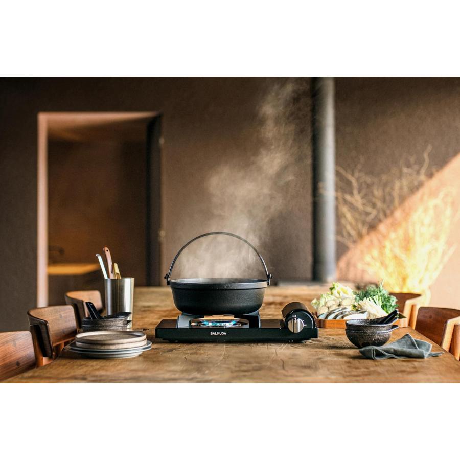 BALMUDA Table Stove　　Black テーブルで楽しむ料理の可能性を広げるカセットコンロ BALMUDA Table